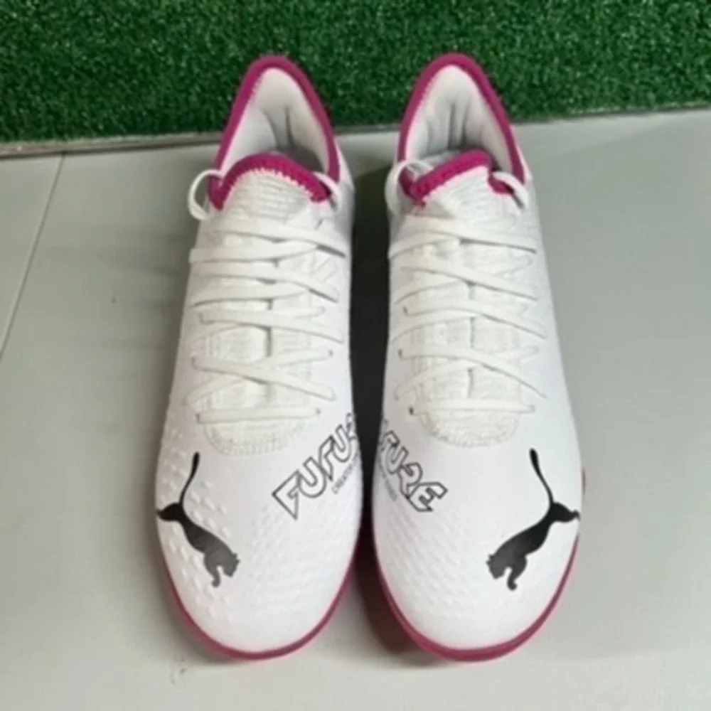 Puma Future Z 4.4 TT Soccer Cleats Mens Size 9 White Pink Turf Training New
